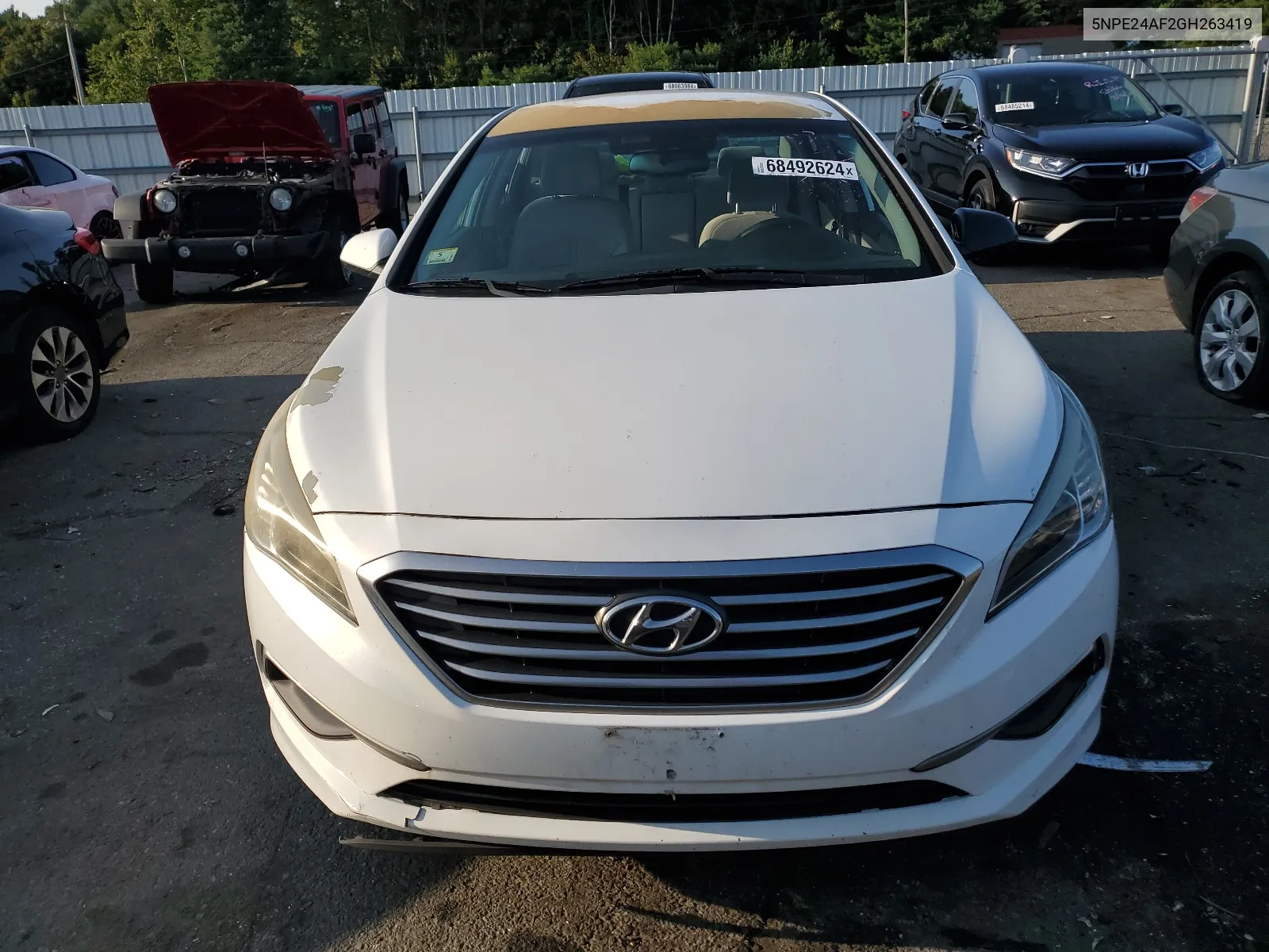 5NPE24AF2GH263419 2016 Hyundai Sonata Se