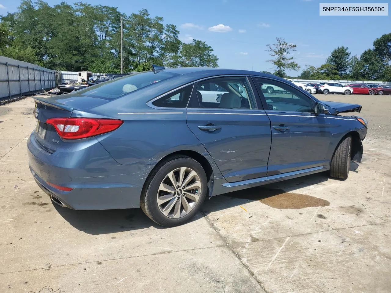 2016 Hyundai Sonata Sport VIN: 5NPE34AF5GH356500 Lot: 68827744