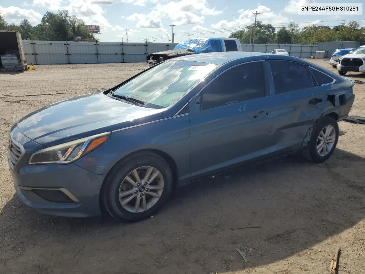 2016 Hyundai Sonata Se VIN: 5NPE24AF5GH310281 Lot: 69205474