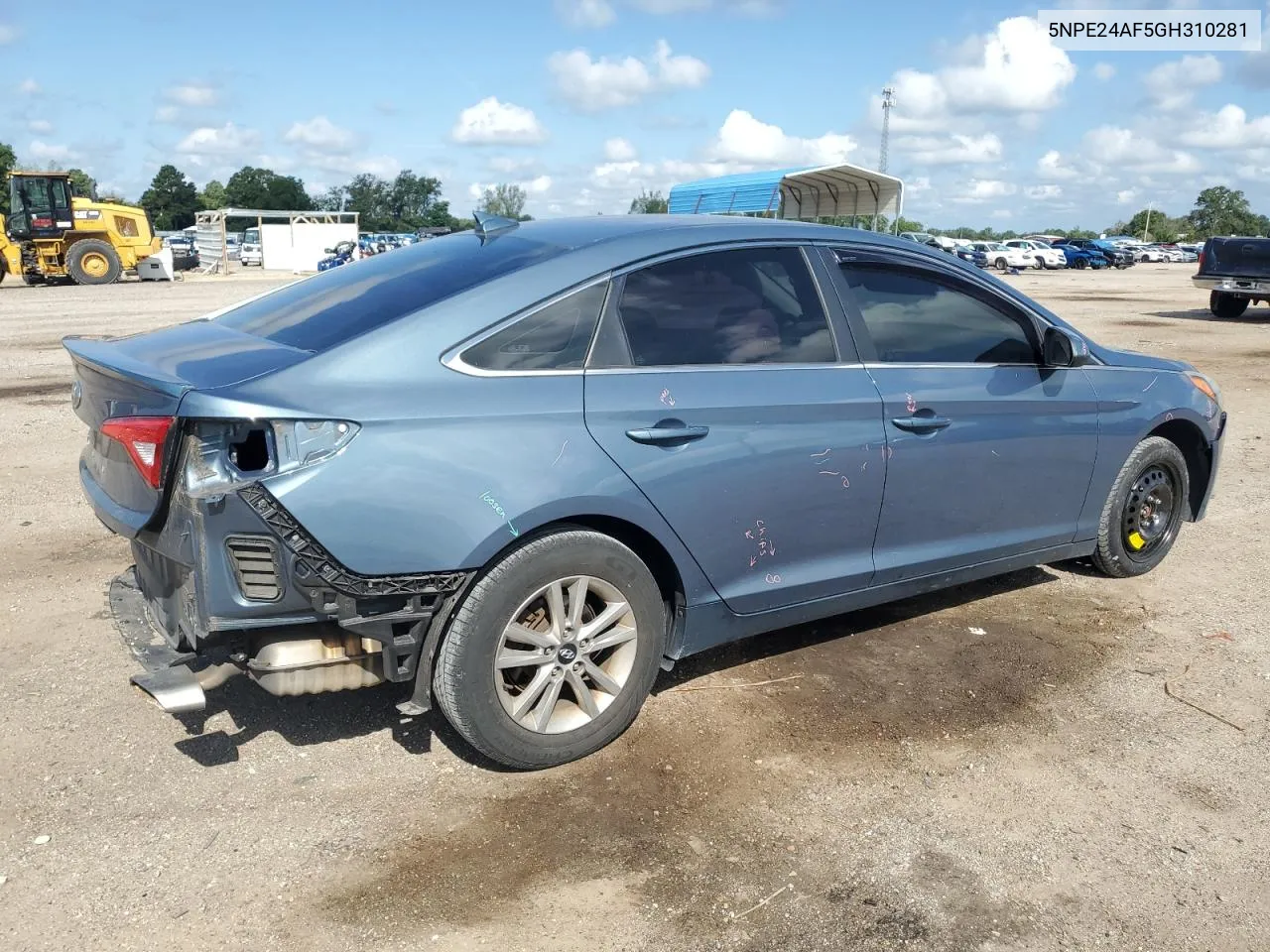 2016 Hyundai Sonata Se VIN: 5NPE24AF5GH310281 Lot: 69205474