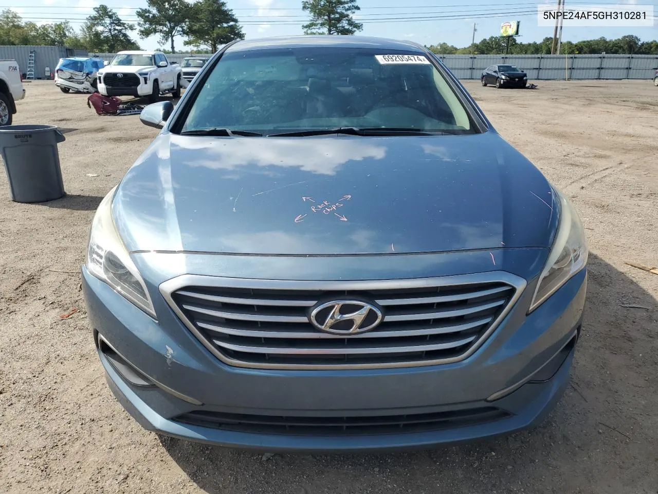 5NPE24AF5GH310281 2016 Hyundai Sonata Se