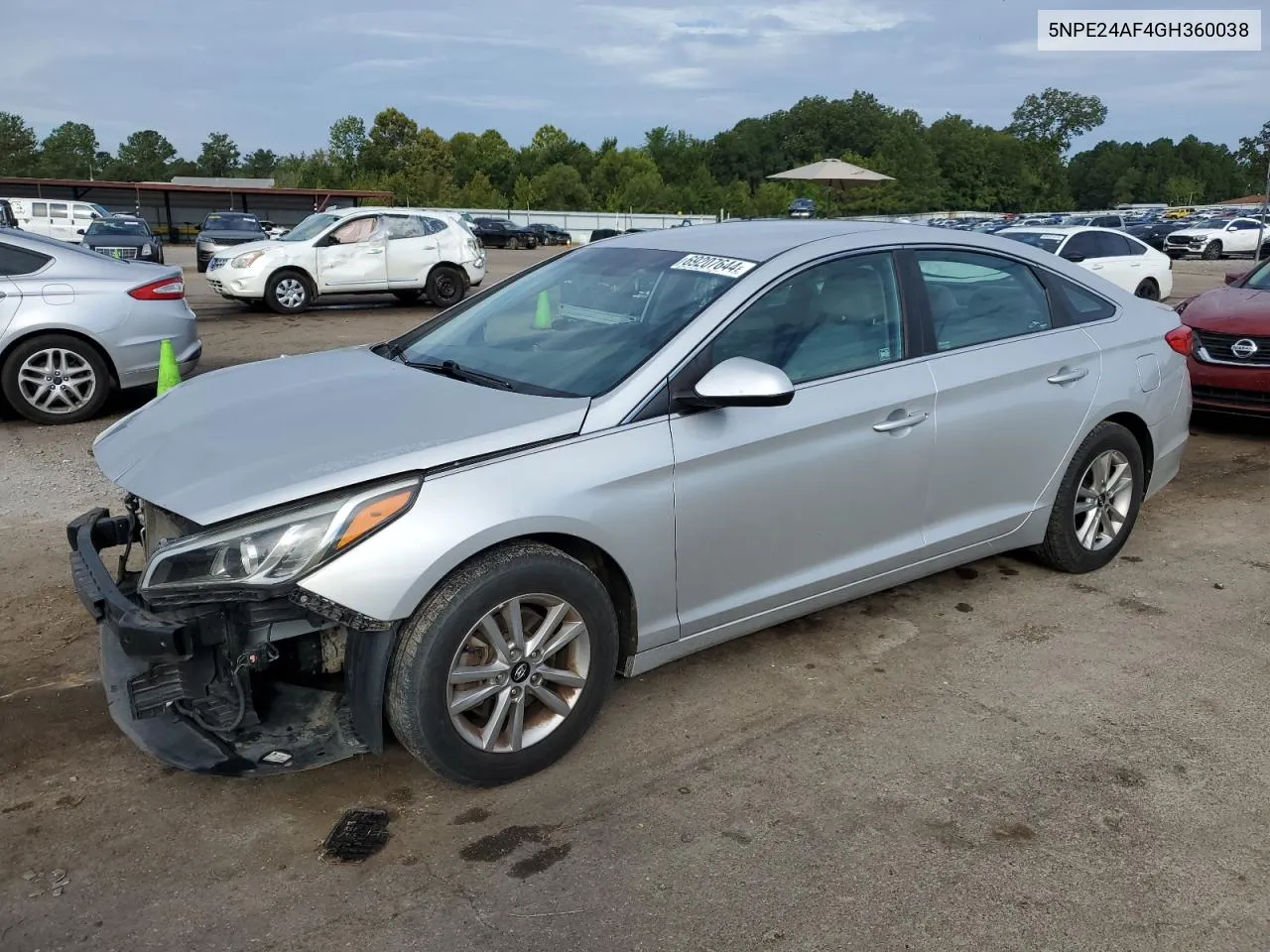 2016 Hyundai Sonata Se VIN: 5NPE24AF4GH360038 Lot: 69207644