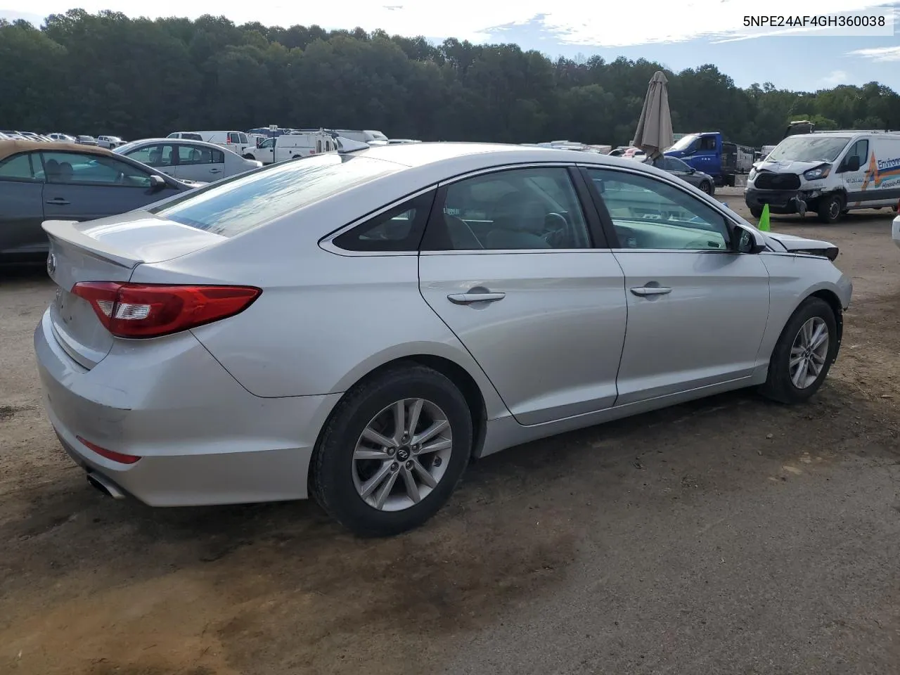 2016 Hyundai Sonata Se VIN: 5NPE24AF4GH360038 Lot: 69207644