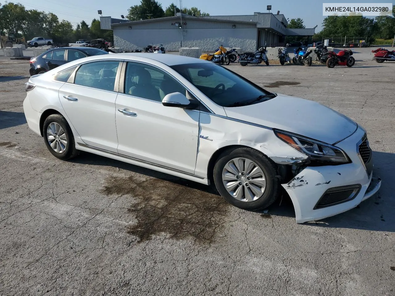 2016 Hyundai Sonata Hybrid VIN: KMHE24L14GA032980 Lot: 69300974