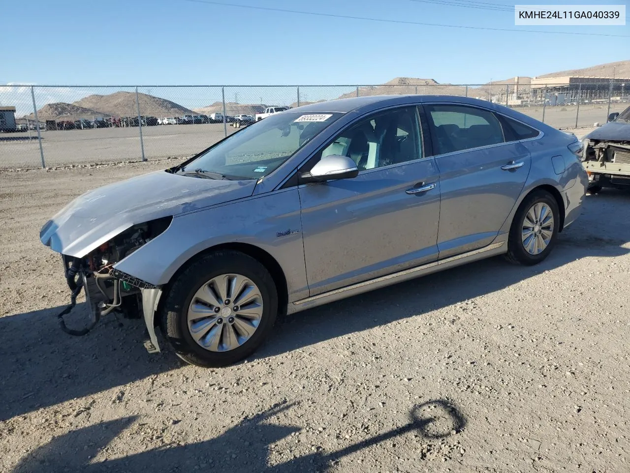 2016 Hyundai Sonata Hybrid VIN: KMHE24L11GA040339 Lot: 69332224