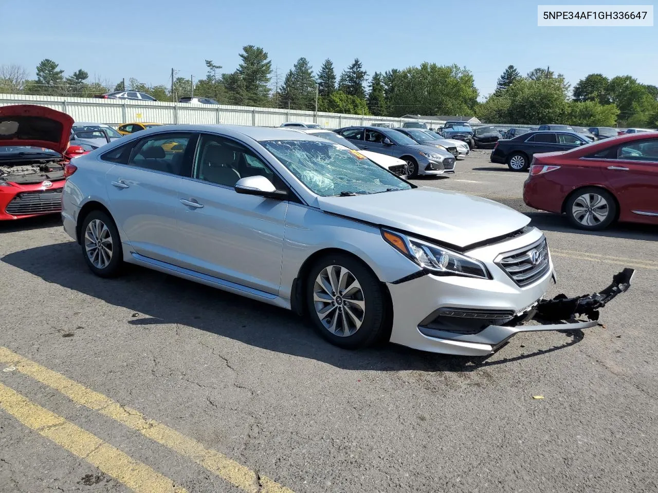 5NPE34AF1GH336647 2016 Hyundai Sonata Sport