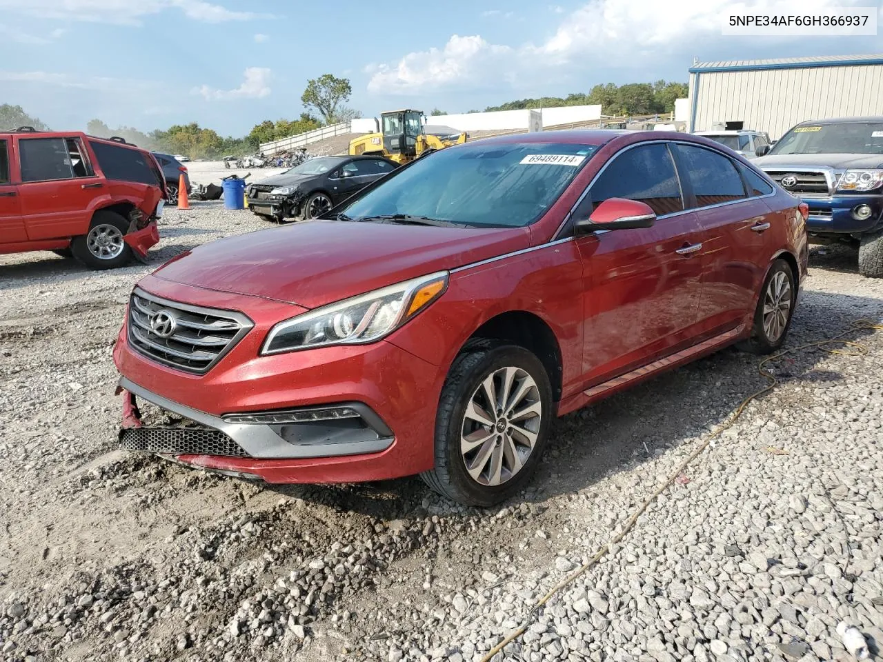 2016 Hyundai Sonata Sport VIN: 5NPE34AF6GH366937 Lot: 69489114