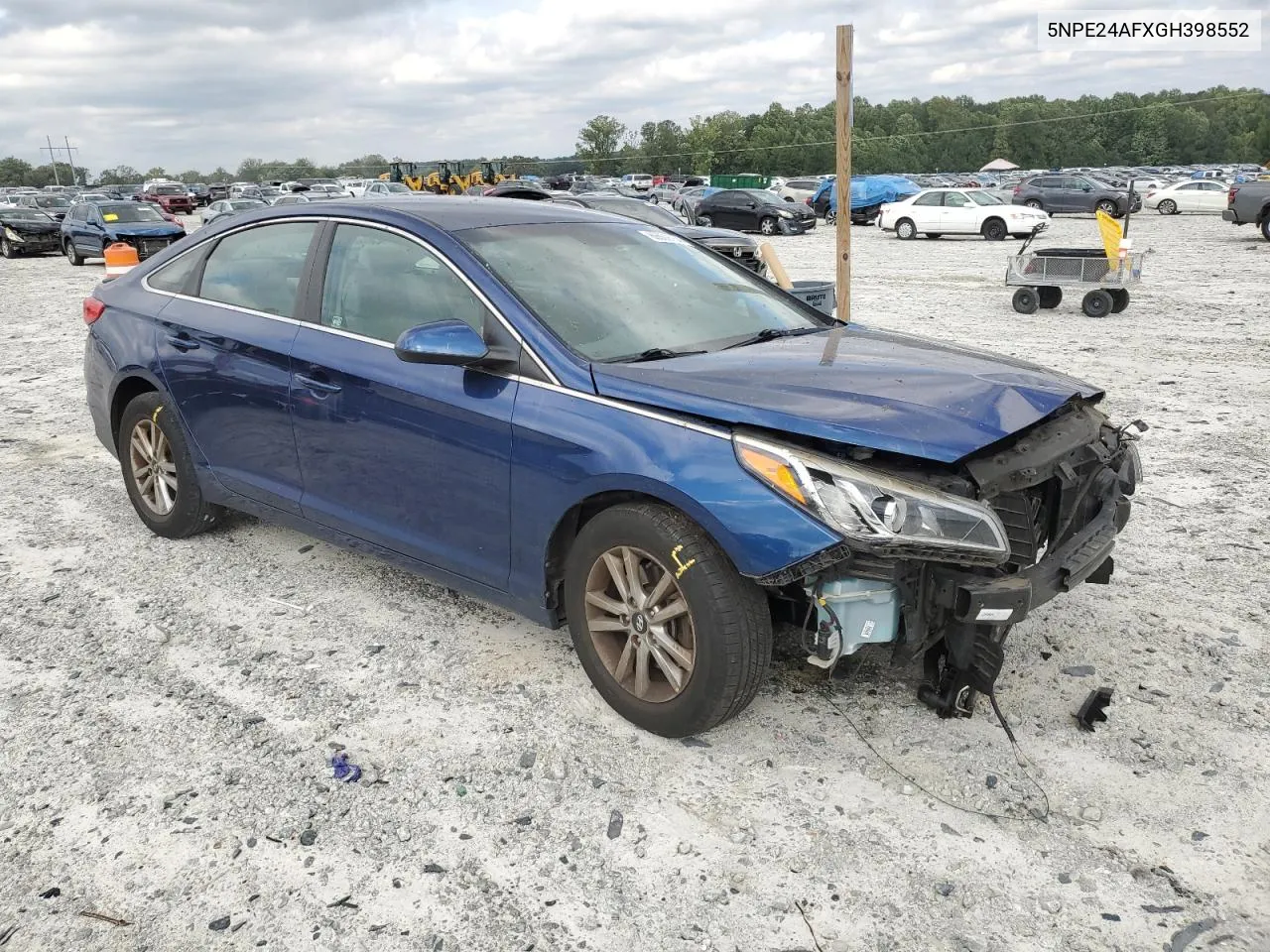 2016 Hyundai Sonata Se VIN: 5NPE24AFXGH398552 Lot: 69509734