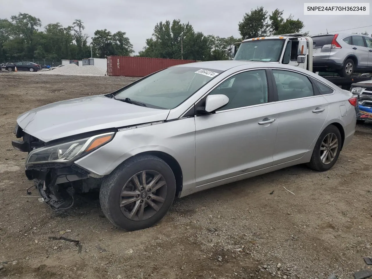 2016 Hyundai Sonata Se VIN: 5NPE24AF7GH362348 Lot: 69644374