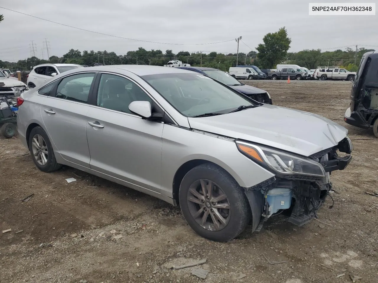 2016 Hyundai Sonata Se VIN: 5NPE24AF7GH362348 Lot: 69644374