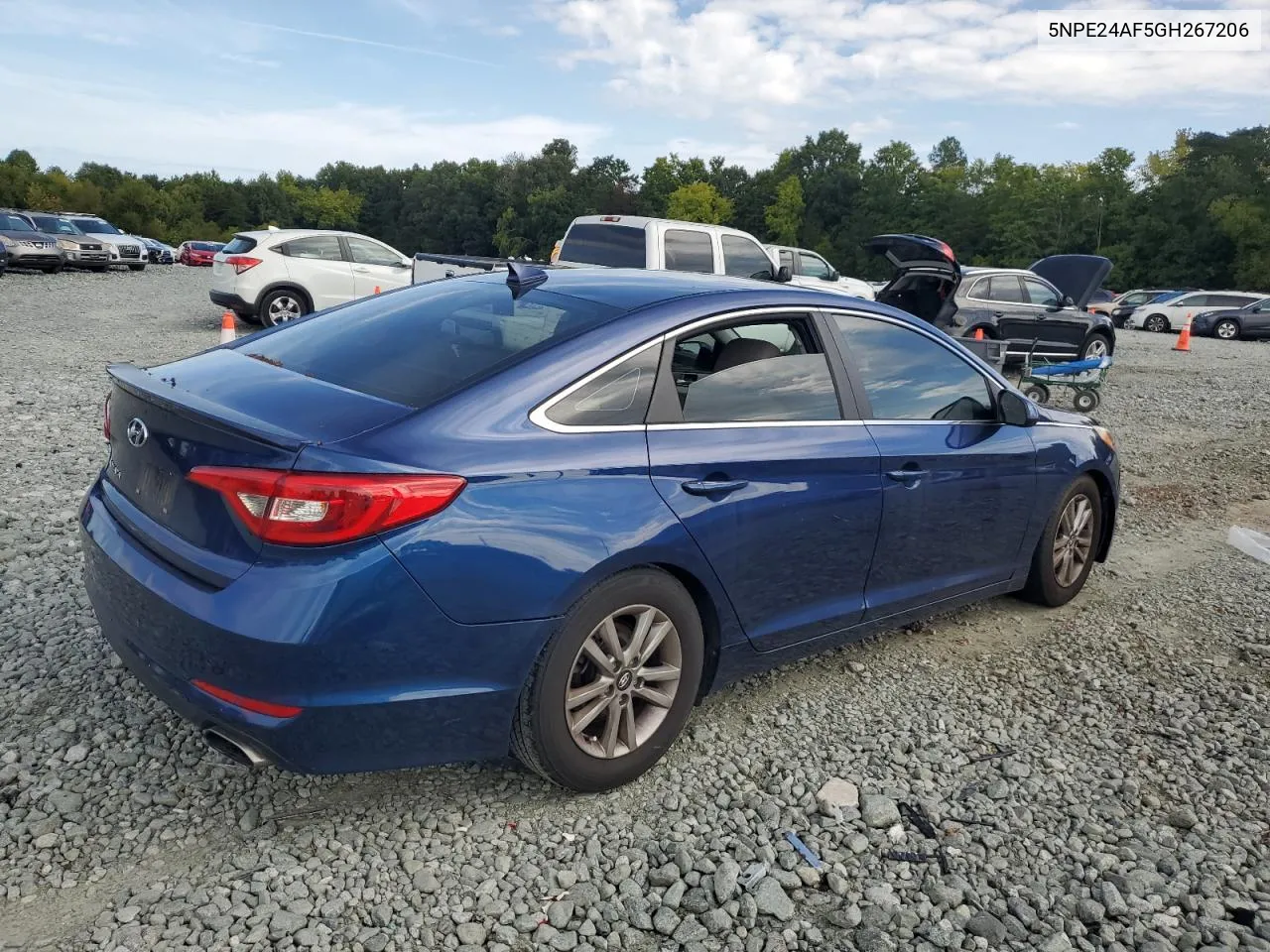 2016 Hyundai Sonata Se VIN: 5NPE24AF5GH267206 Lot: 70193894