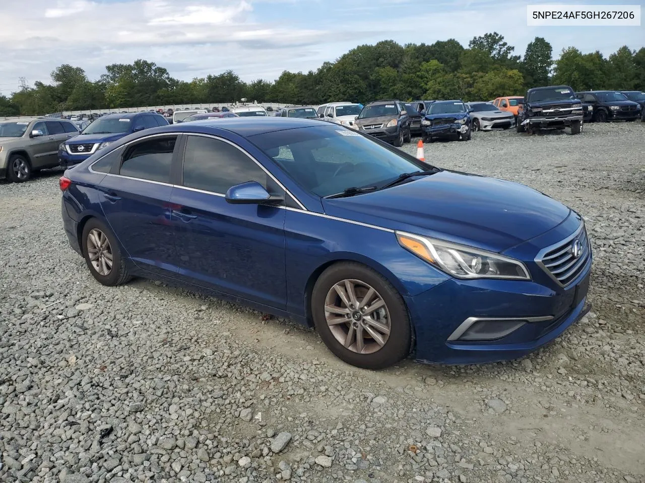 2016 Hyundai Sonata Se VIN: 5NPE24AF5GH267206 Lot: 70193894