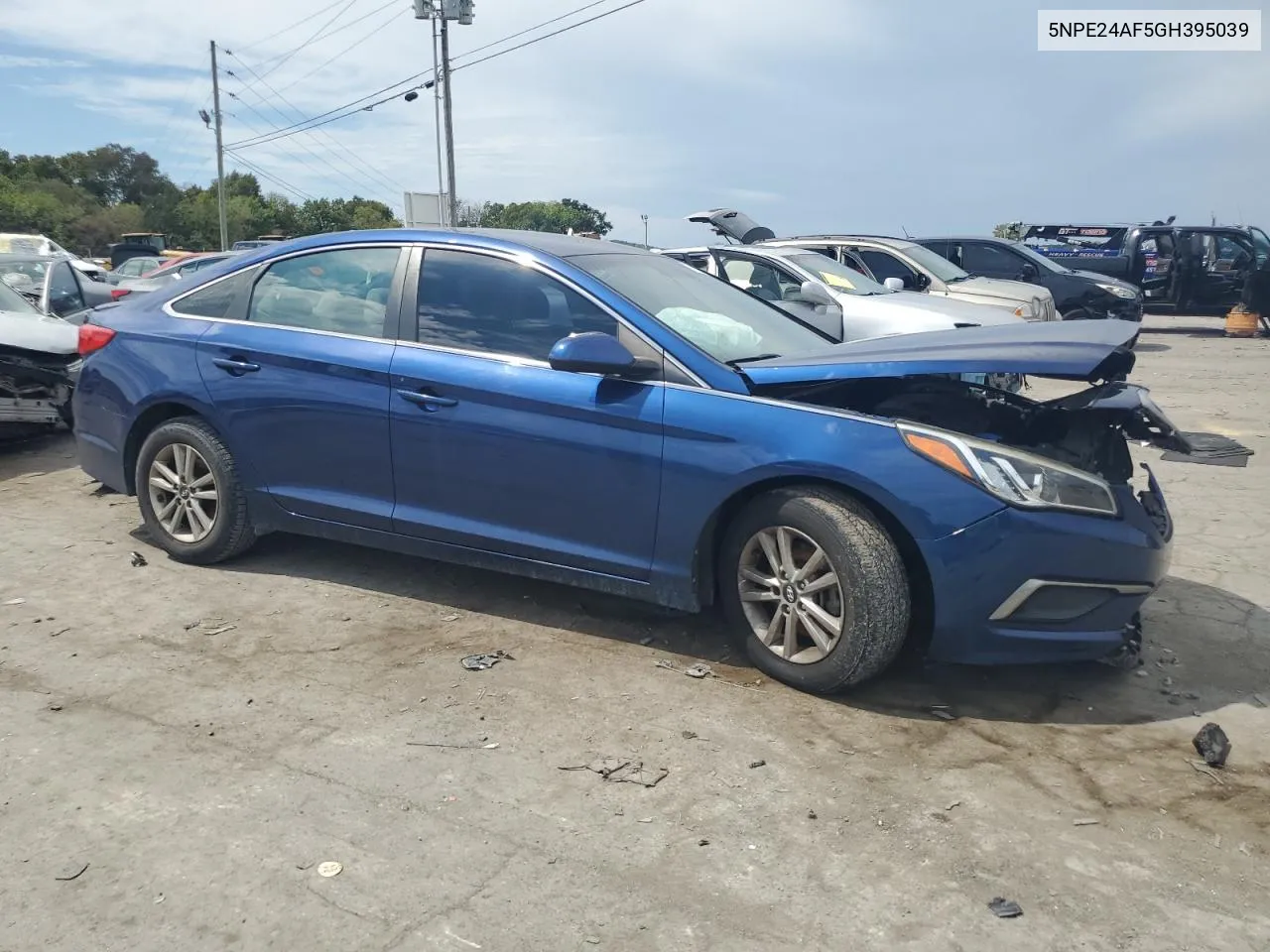 2016 Hyundai Sonata Se VIN: 5NPE24AF5GH395039 Lot: 70270294