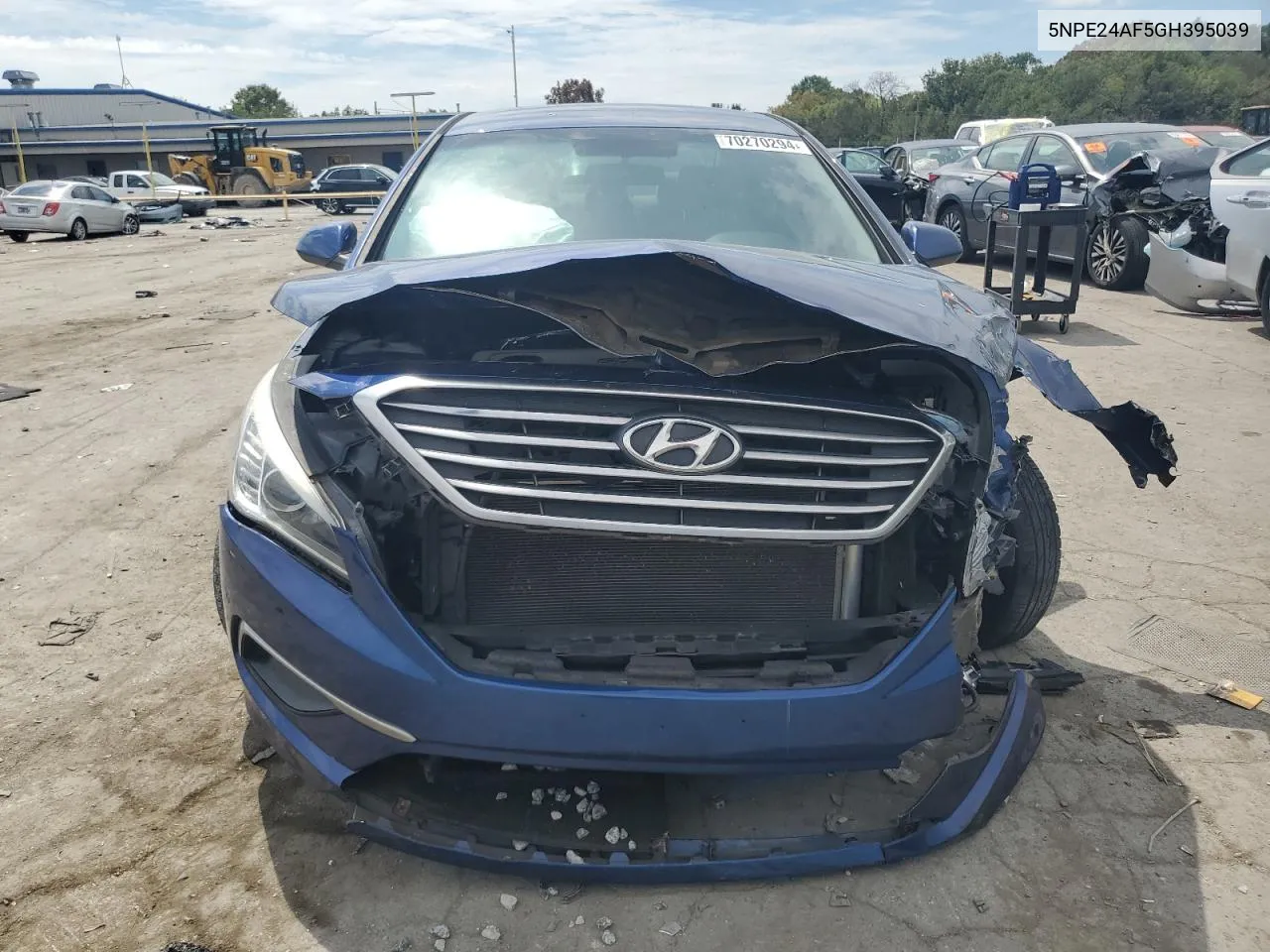 2016 Hyundai Sonata Se VIN: 5NPE24AF5GH395039 Lot: 70270294