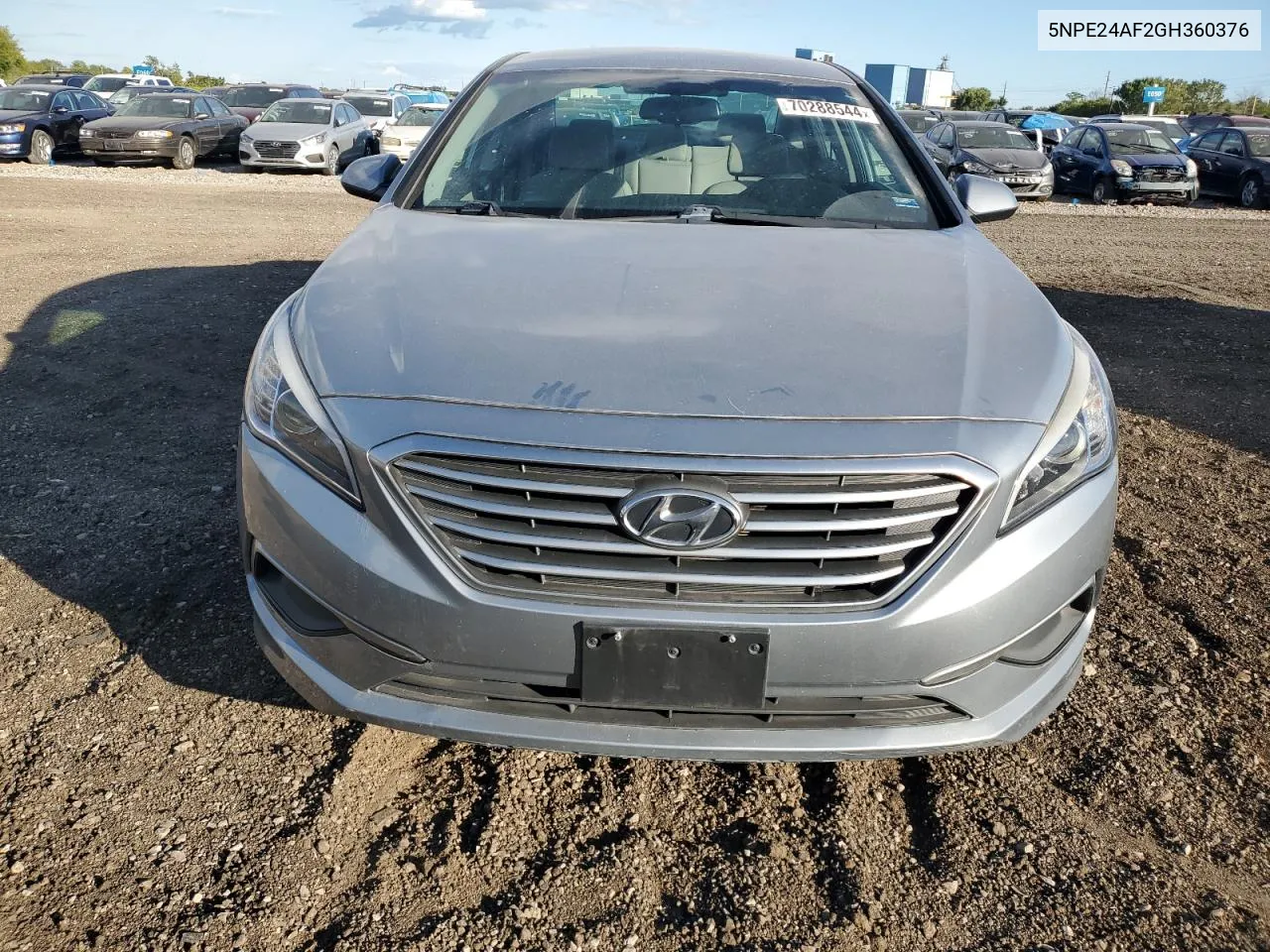 2016 Hyundai Sonata Se VIN: 5NPE24AF2GH360376 Lot: 70288544