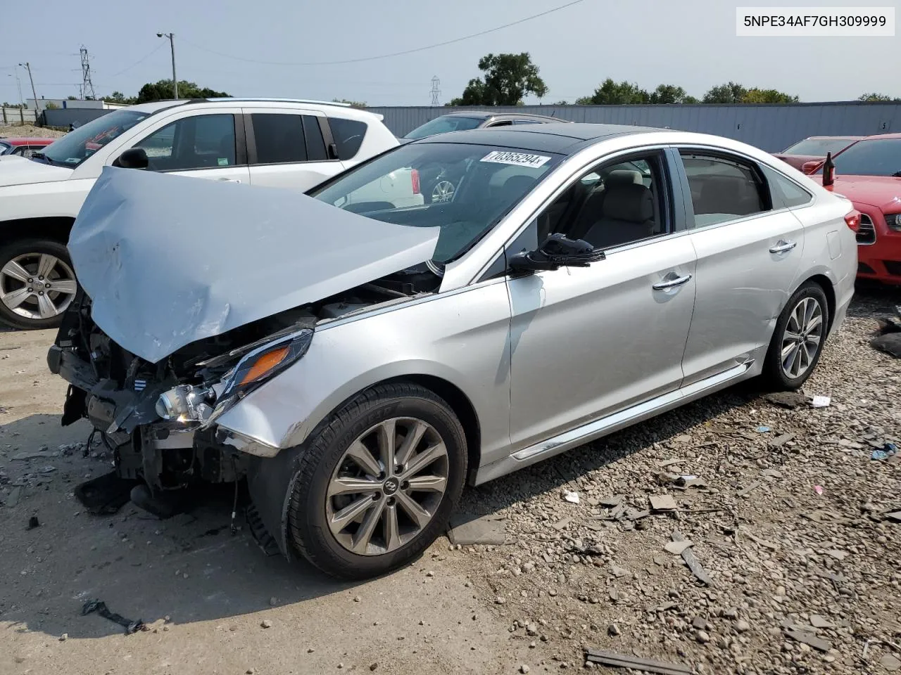 2016 Hyundai Sonata Sport VIN: 5NPE34AF7GH309999 Lot: 70365294