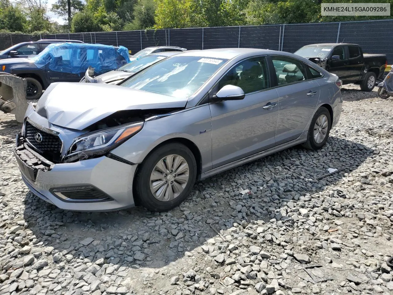 2016 Hyundai Sonata Hybrid VIN: KMHE24L15GA009286 Lot: 70376384