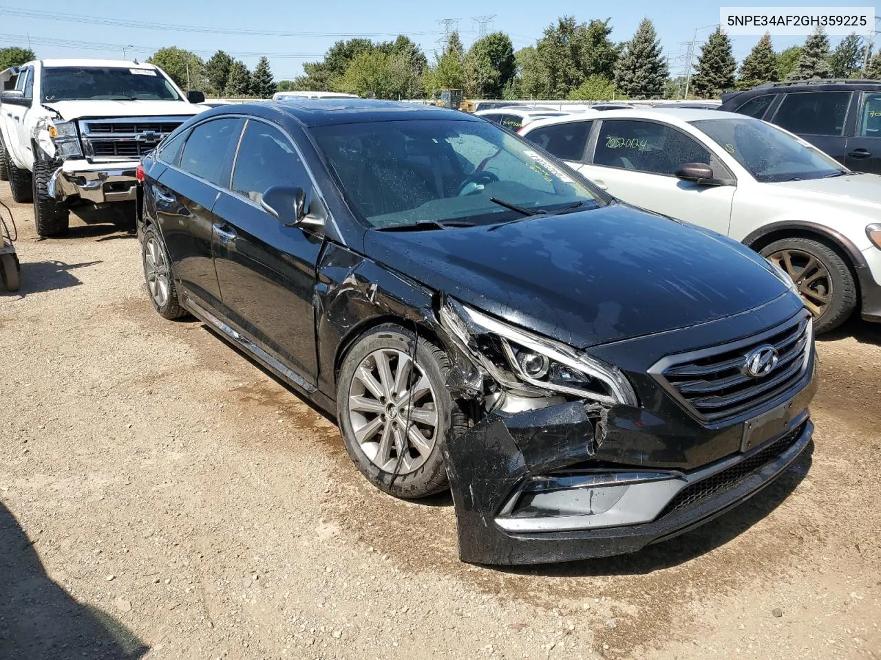 5NPE34AF2GH359225 2016 Hyundai Sonata Sport