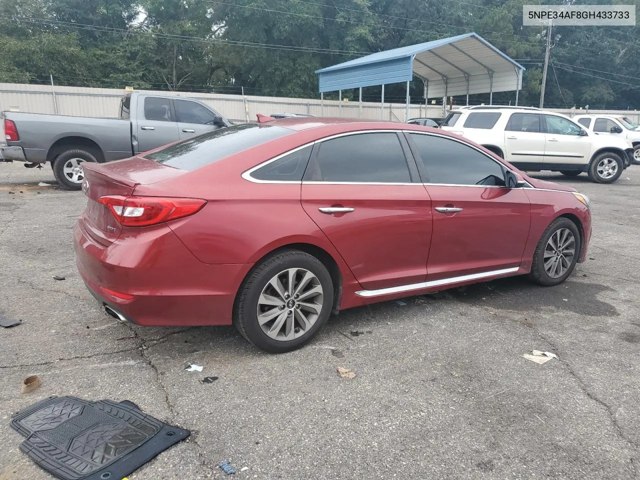 5NPE34AF8GH433733 2016 Hyundai Sonata Sport