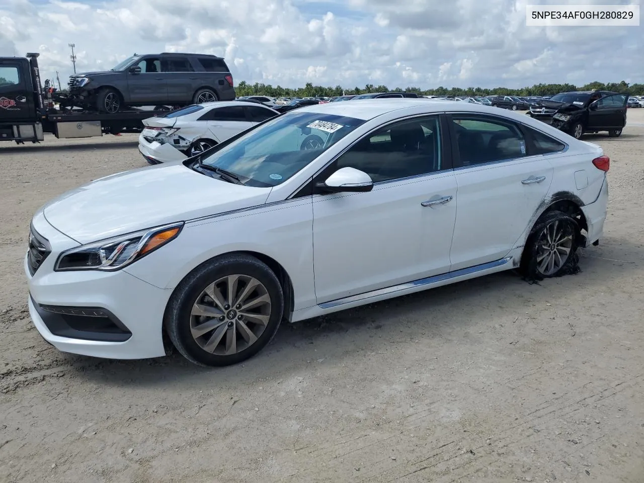 2016 Hyundai Sonata Sport VIN: 5NPE34AF0GH280829 Lot: 70484784