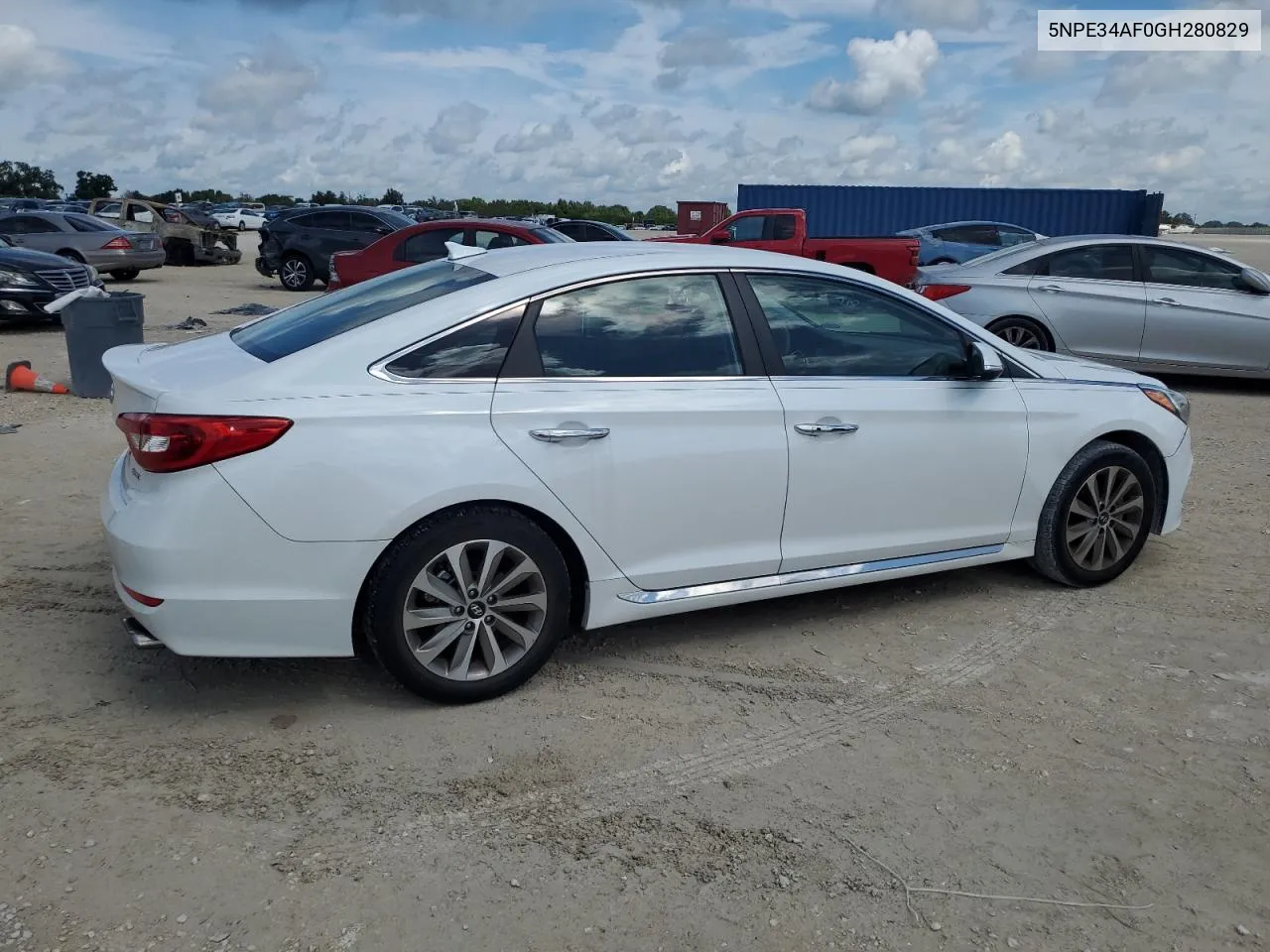 2016 Hyundai Sonata Sport VIN: 5NPE34AF0GH280829 Lot: 70484784