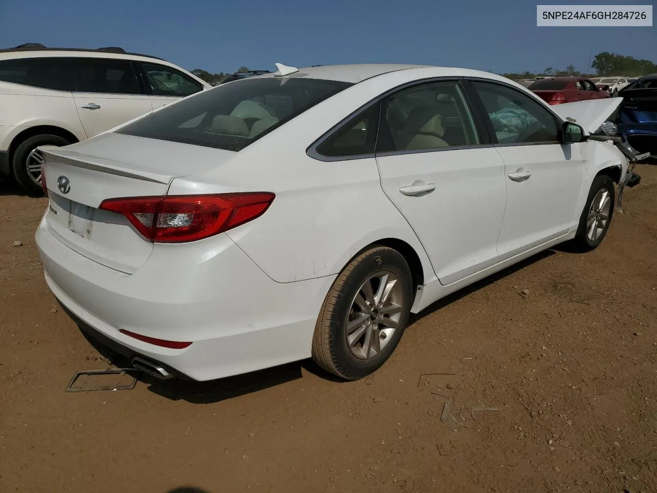 2016 Hyundai Sonata Se VIN: 5NPE24AF6GH284726 Lot: 70586304