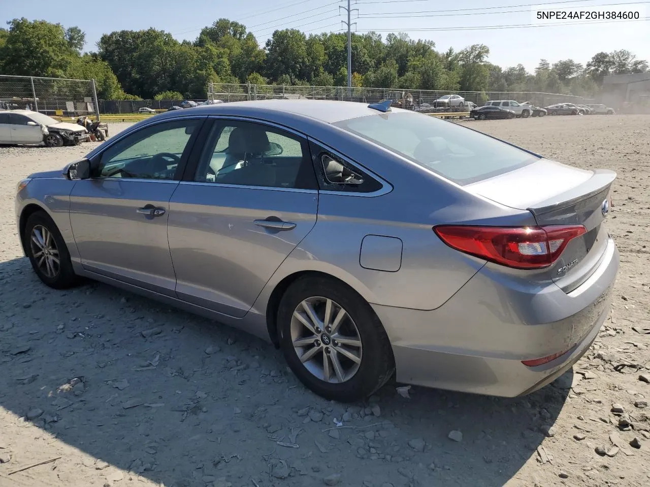 2016 Hyundai Sonata Se VIN: 5NPE24AF2GH384600 Lot: 70774404