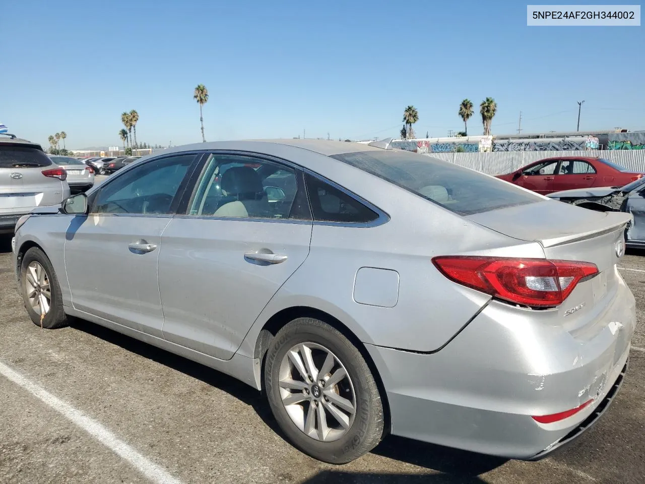 2016 Hyundai Sonata Se VIN: 5NPE24AF2GH344002 Lot: 70807564