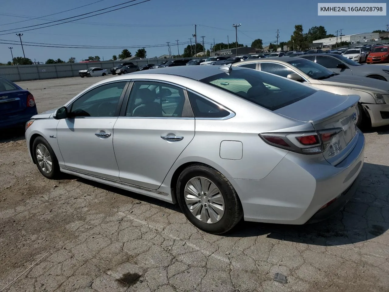 2016 Hyundai Sonata Hybrid VIN: KMHE24L16GA028798 Lot: 70819294