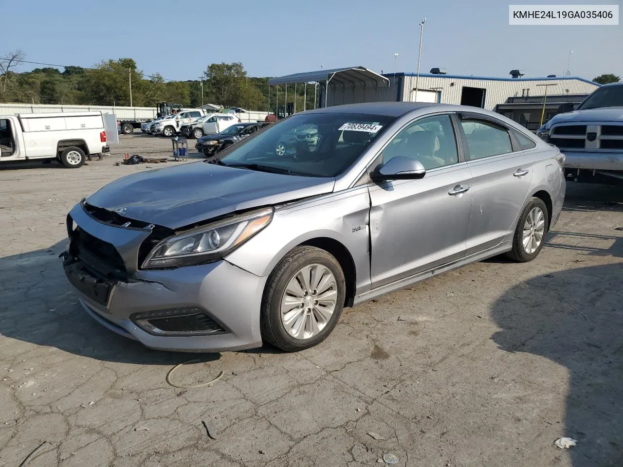 2016 Hyundai Sonata Hybrid VIN: KMHE24L19GA035406 Lot: 70839494