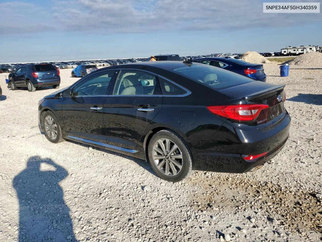 5NPE34AF5GH340359 2016 Hyundai Sonata Sport