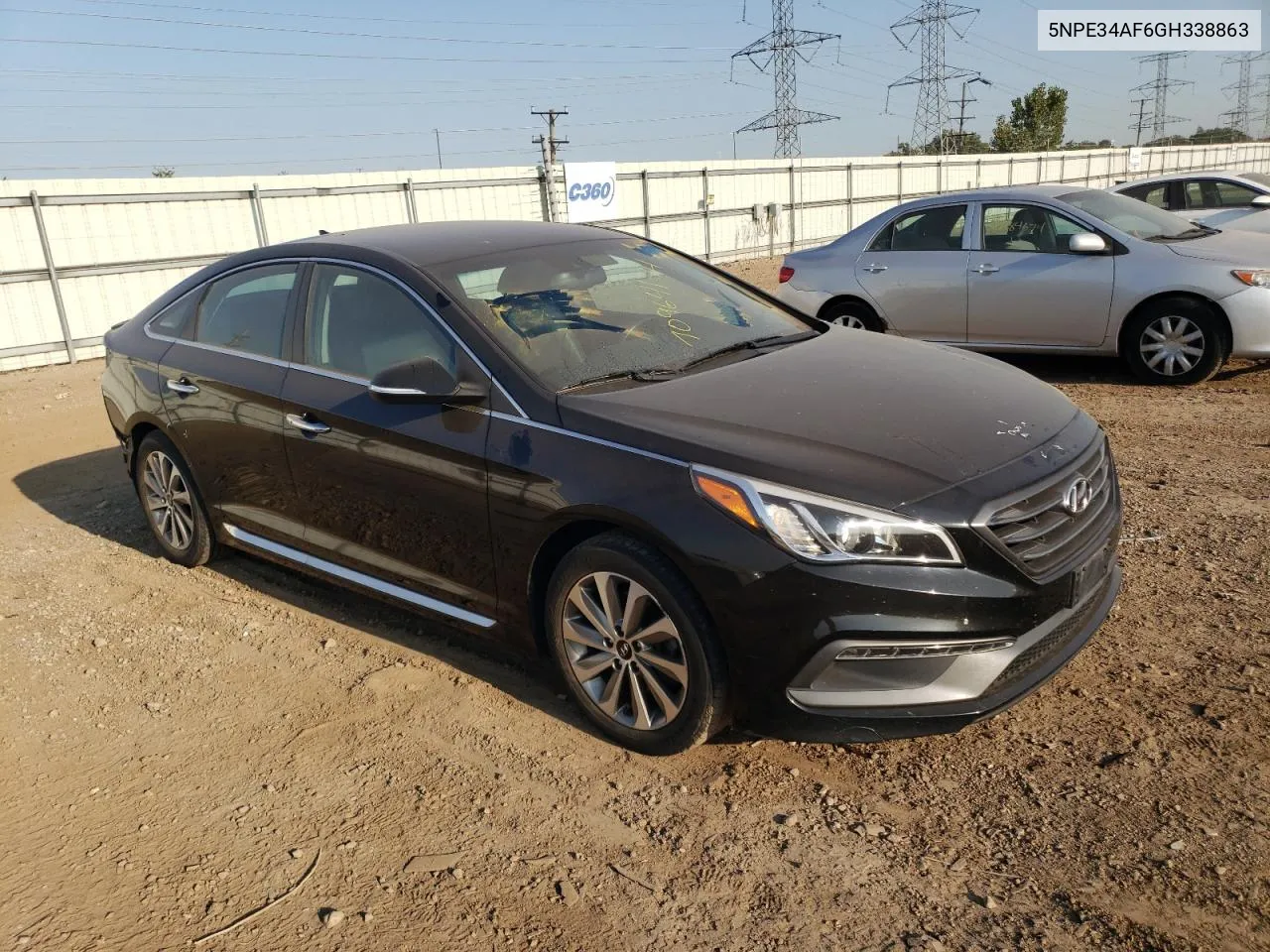 5NPE34AF6GH338863 2016 Hyundai Sonata Sport