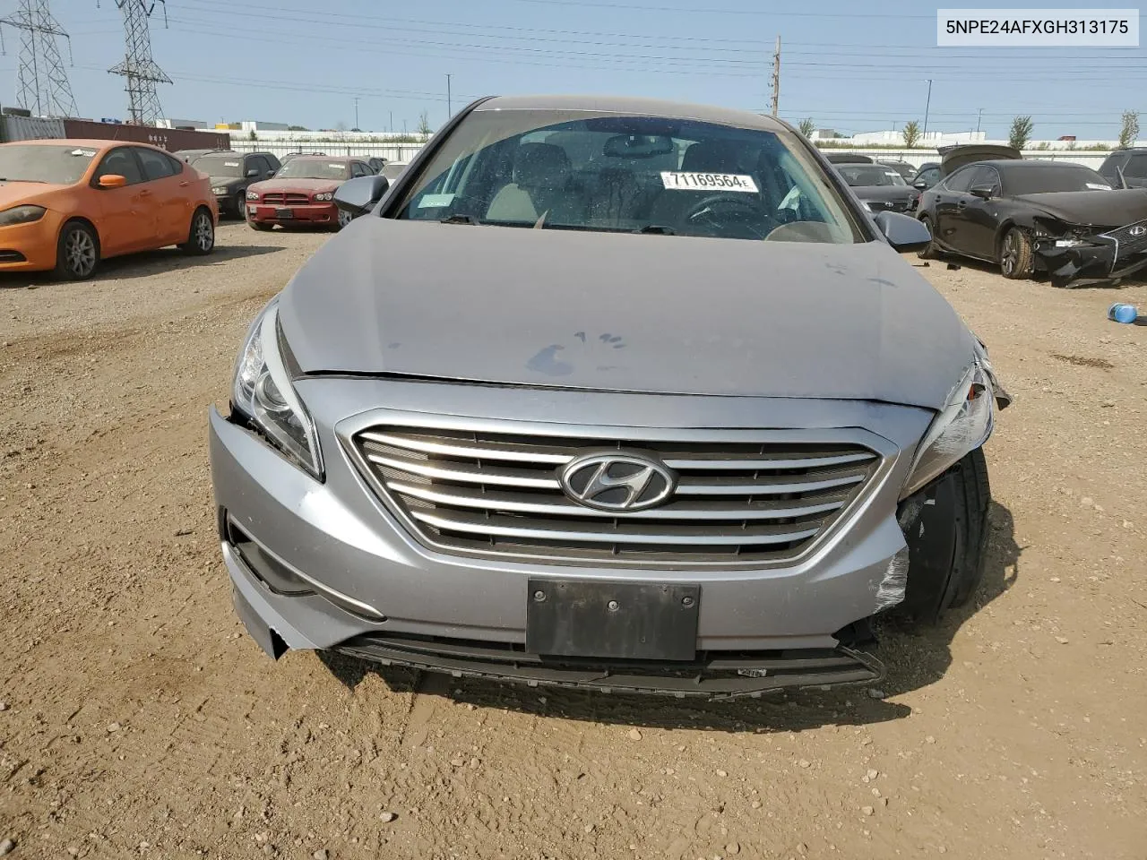 2016 Hyundai Sonata Se VIN: 5NPE24AFXGH313175 Lot: 71169564