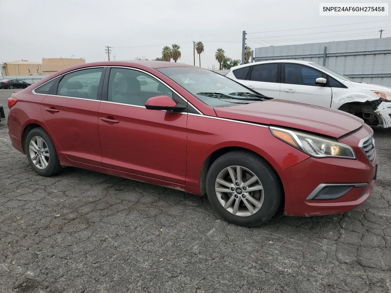 2016 Hyundai Sonata Se VIN: 5NPE24AF6GH275458 Lot: 71393574