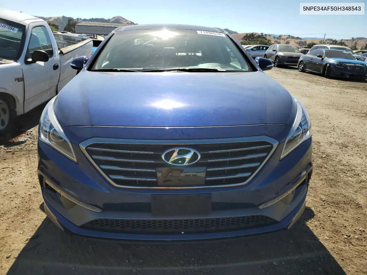 5NPE34AF5GH348543 2016 Hyundai Sonata Sport