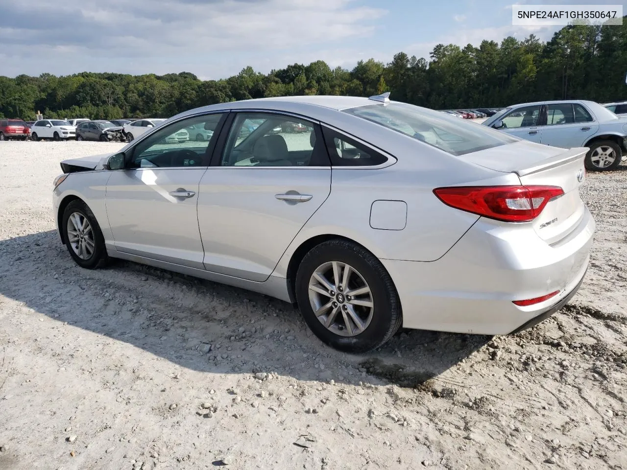 5NPE24AF1GH350647 2016 Hyundai Sonata Se