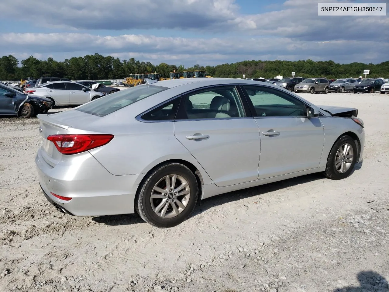 2016 Hyundai Sonata Se VIN: 5NPE24AF1GH350647 Lot: 71809474