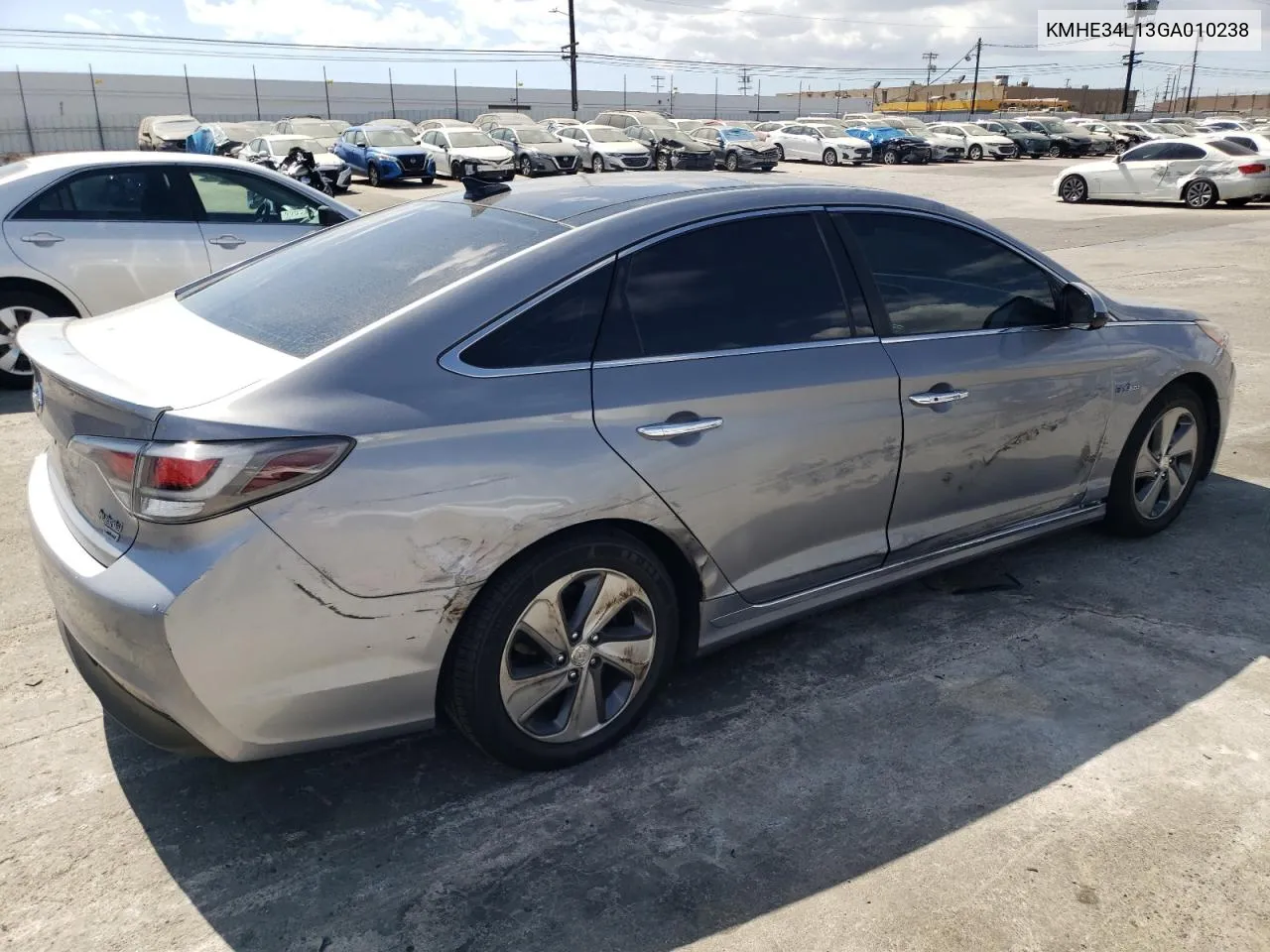 2016 Hyundai Sonata Hybrid VIN: KMHE34L13GA010238 Lot: 71852104