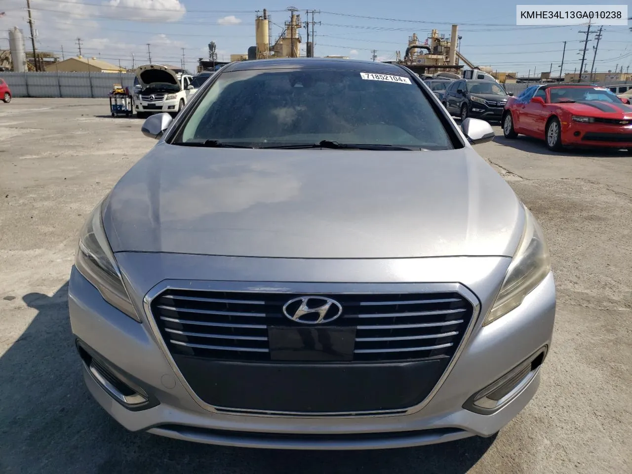 2016 Hyundai Sonata Hybrid VIN: KMHE34L13GA010238 Lot: 71852104