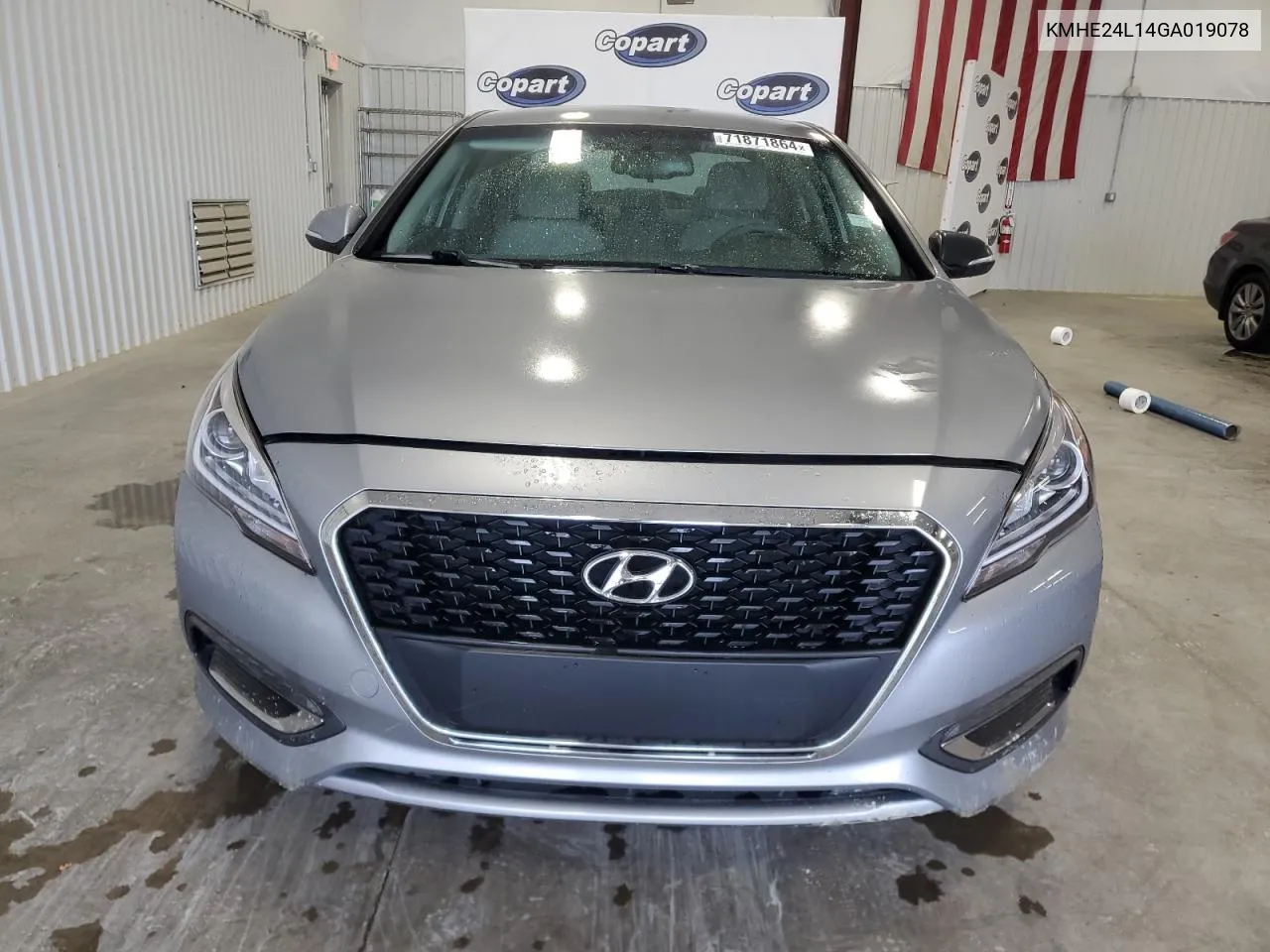 2016 Hyundai Sonata Hybrid VIN: KMHE24L14GA019078 Lot: 71871864