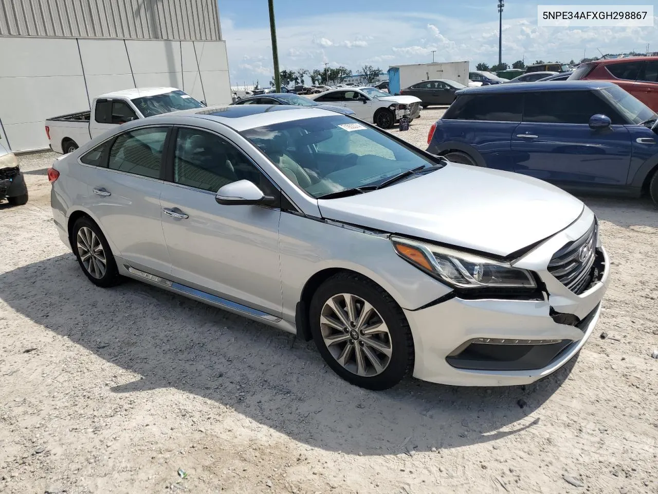 5NPE34AFXGH298867 2016 Hyundai Sonata Sport