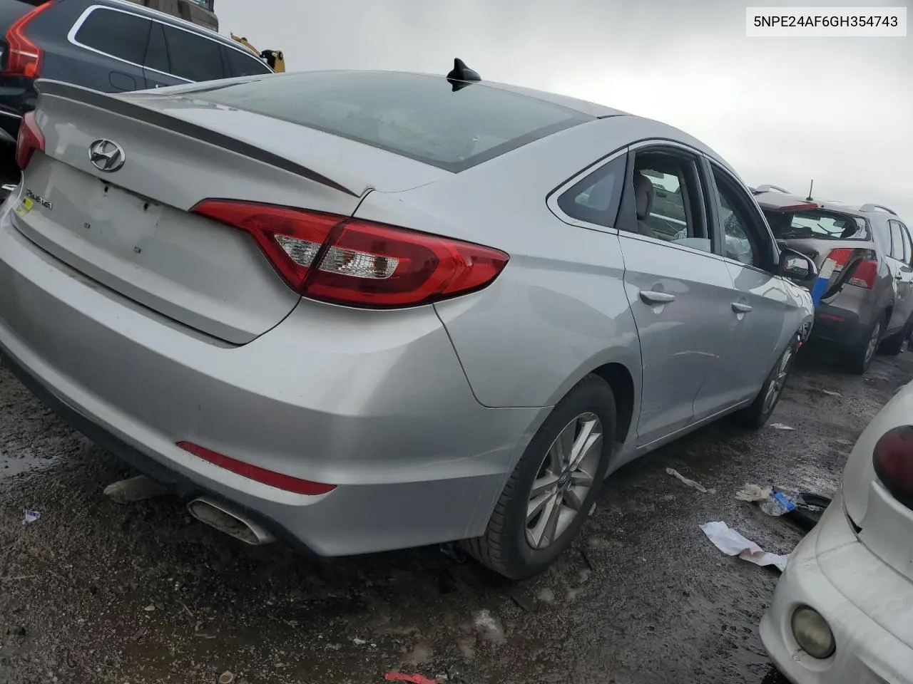 2016 Hyundai Sonata Se VIN: 5NPE24AF6GH354743 Lot: 71960184