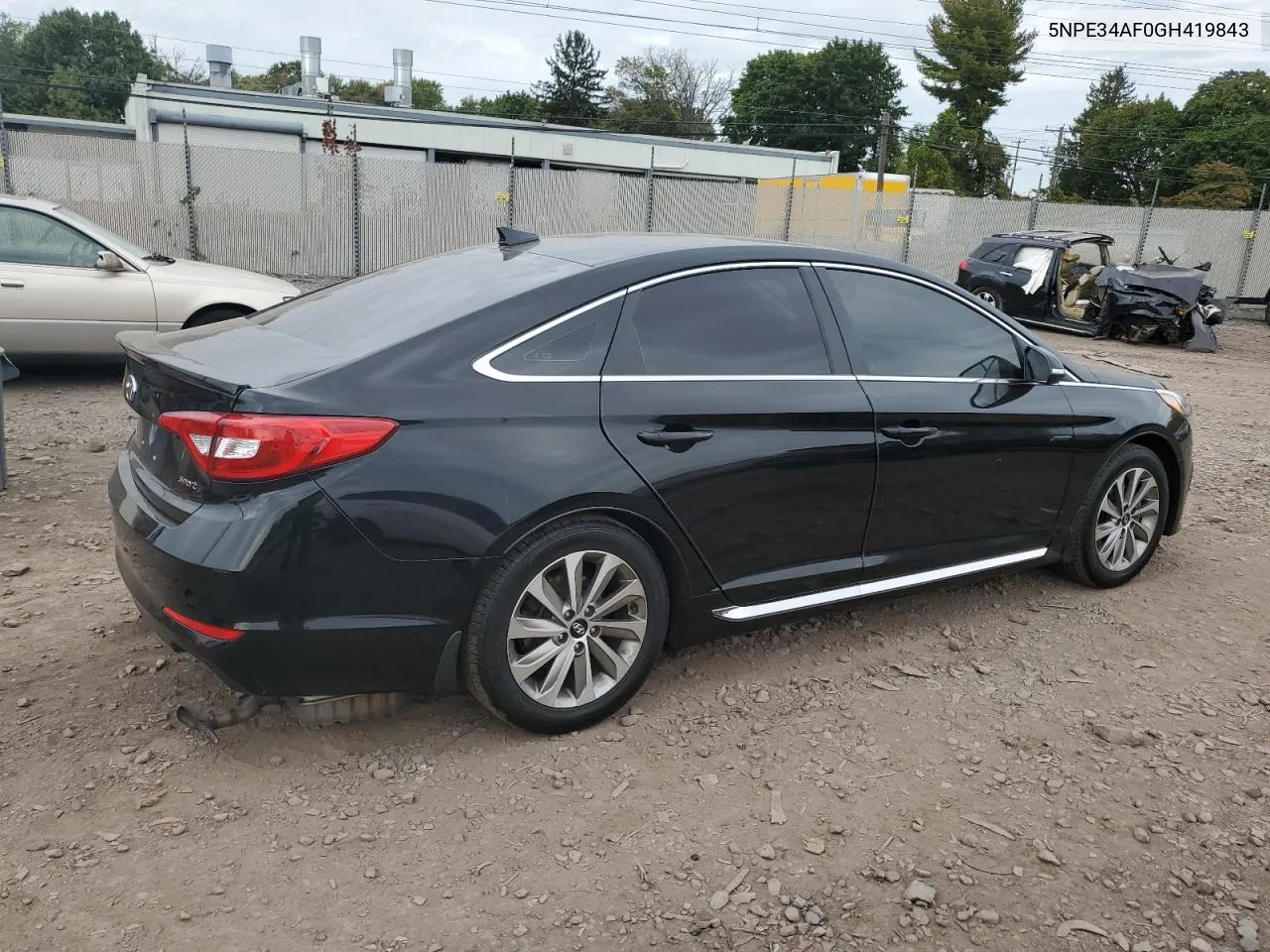 2016 Hyundai Sonata Sport VIN: 5NPE34AF0GH419843 Lot: 71962714