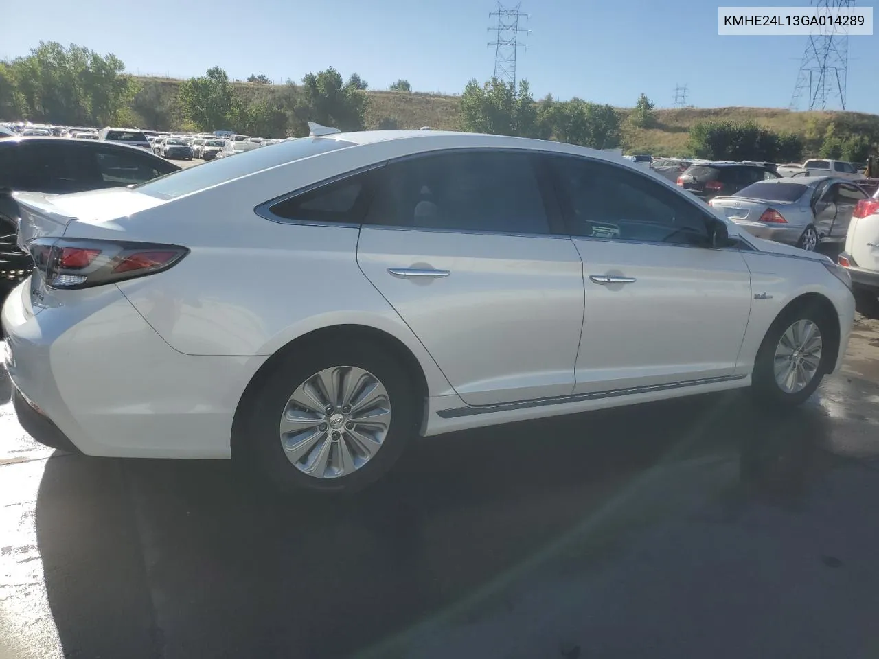 2016 Hyundai Sonata Hybrid VIN: KMHE24L13GA014289 Lot: 71982114