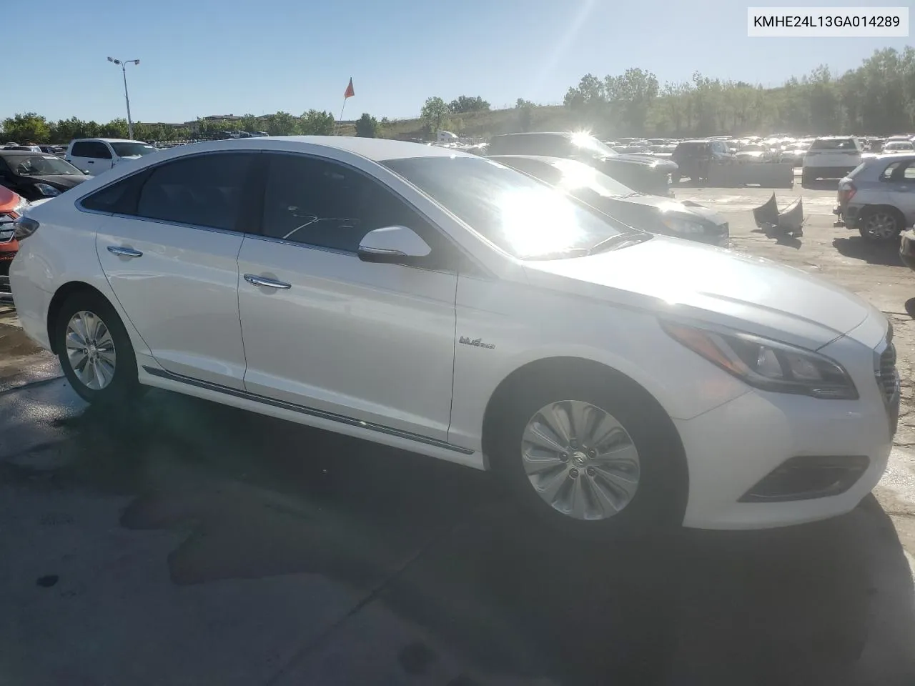 2016 Hyundai Sonata Hybrid VIN: KMHE24L13GA014289 Lot: 71982114