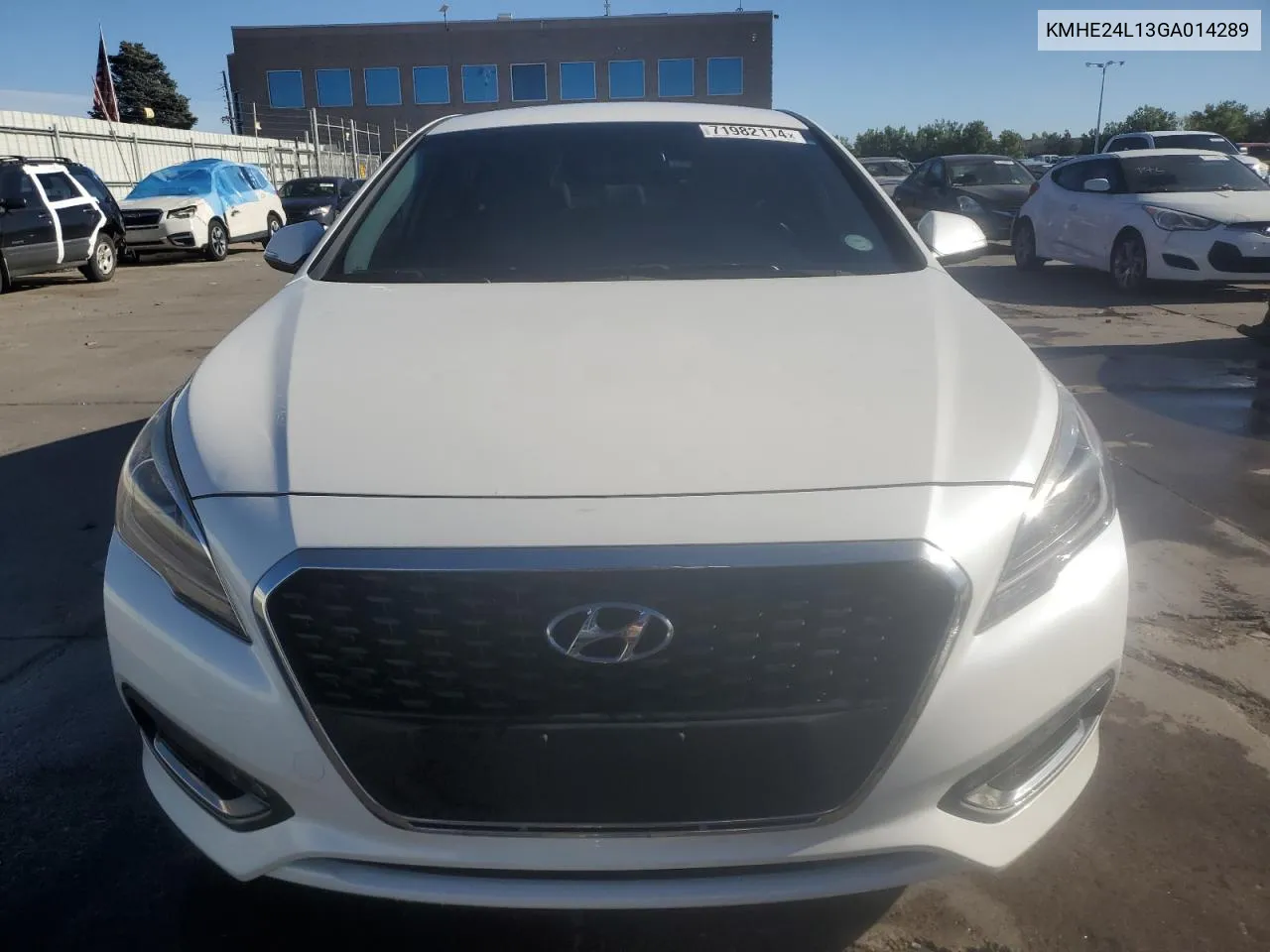 KMHE24L13GA014289 2016 Hyundai Sonata Hybrid