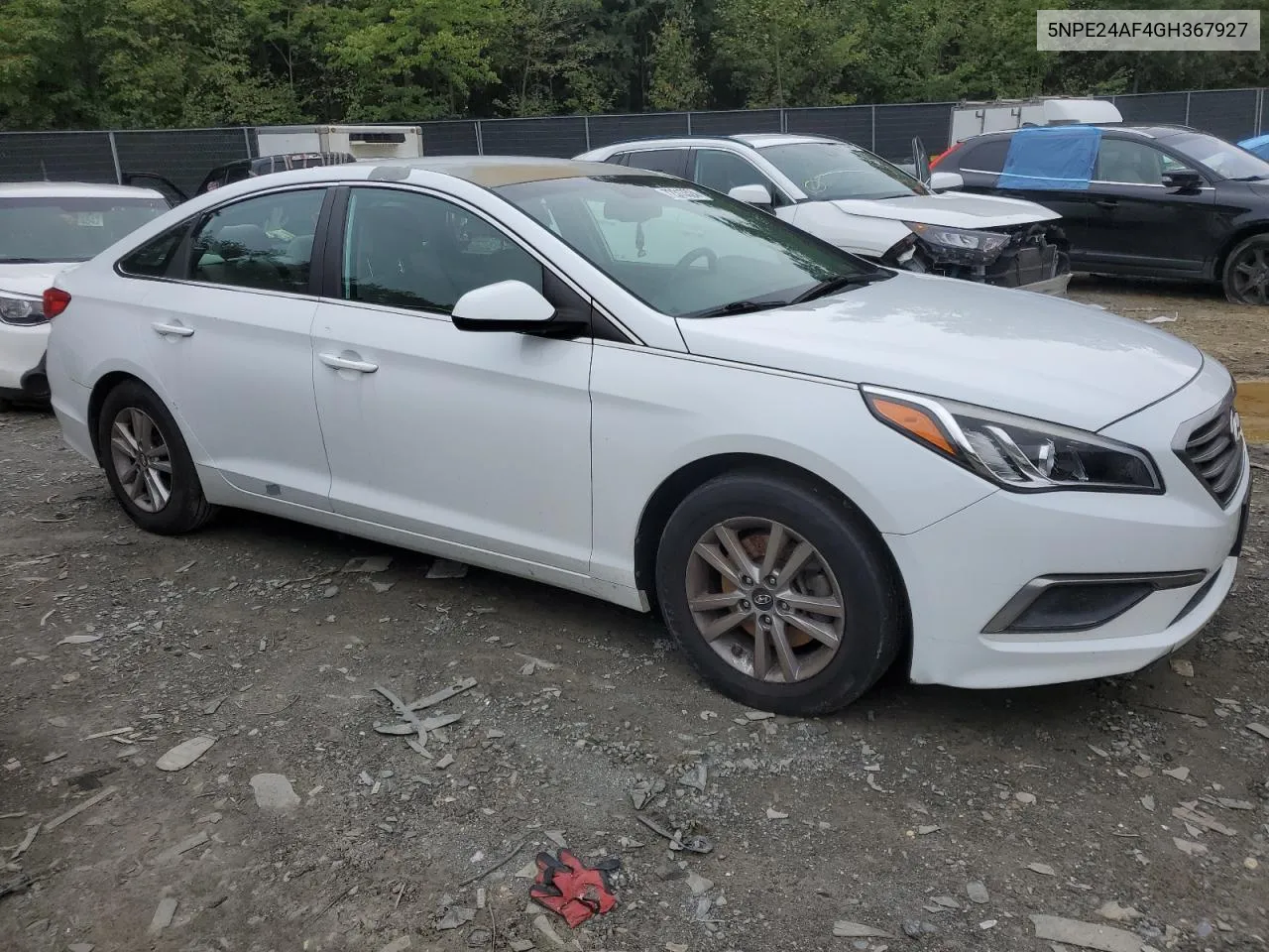 2016 Hyundai Sonata Se VIN: 5NPE24AF4GH367927 Lot: 72313324