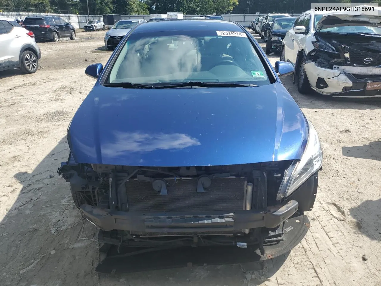 5NPE24AF9GH318691 2016 Hyundai Sonata Se