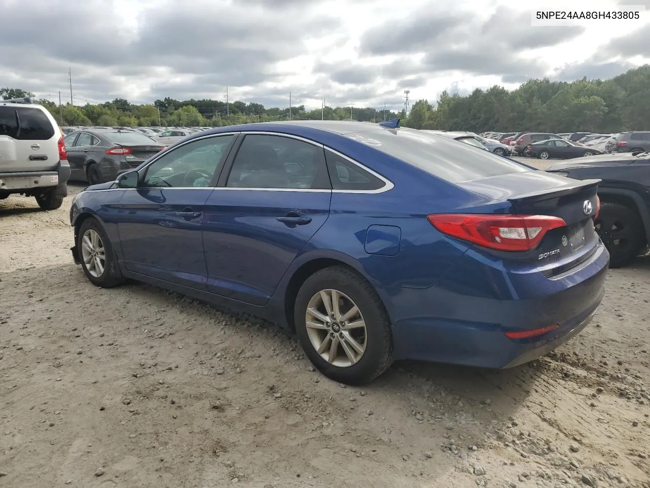 2016 Hyundai Sonata Eco VIN: 5NPE24AA8GH433805 Lot: 72454314