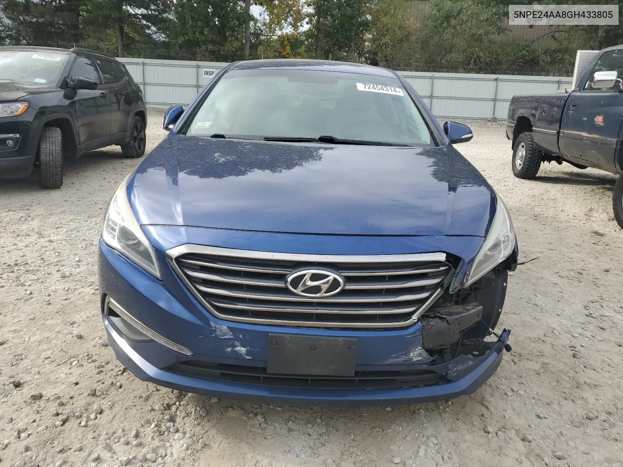 2016 Hyundai Sonata Eco VIN: 5NPE24AA8GH433805 Lot: 72454314